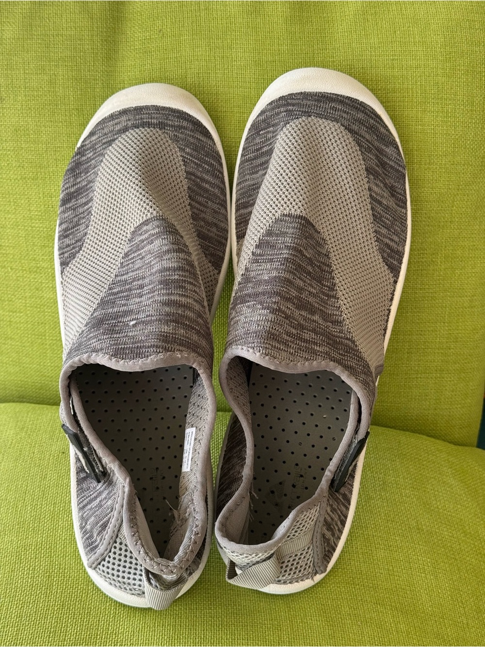 Ozark Trail Gray Knit Slip-On Men's Watershoes